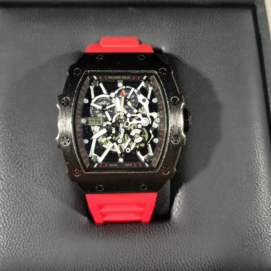 

2021 Luxury richard Skull sport Watches diamond men women Quartz Watch Fashion Watch dial inlaid drill Mens Quartz Watches Free Shipping CA, Bronze