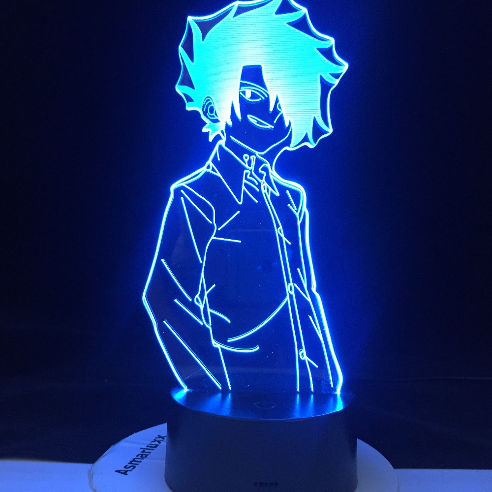 

Japanese Manga The Promised Neverland Emma Figure Led Night Light for Home Room Decor Kids Child Nightlight Bedside Desk Lamp