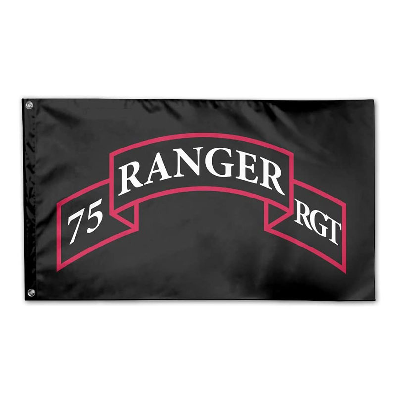 

Army 75st Ranger Regiment Flag 3' x 5' 100D polyester Digital Printing With Brass Grommets