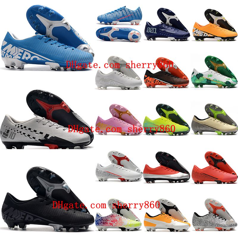 

2021 soccer shoes mens cleats Mercurial VaporX XIII FG football boots sneakers CR7 neymar ronaldo