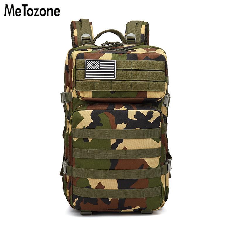 

fan travel backpack 55L outdoor Man backpacks Tactical Pack Backpack Army Molle Waterproof Bug Outdoor Hiking Hunting, Gold color