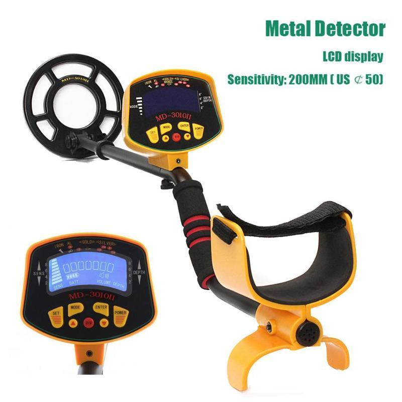

MD-3010II Metal Detector Portable Underground Silver Gold Digger Fully Automatic Light Deep Sensitive LCD Display Tools1