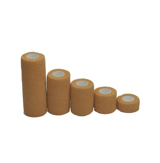 

Sports protective gear factory direct sales protective self-adhesive elastic bandage color non-woven self-adhesive bandage tattoo bandage wh, Black