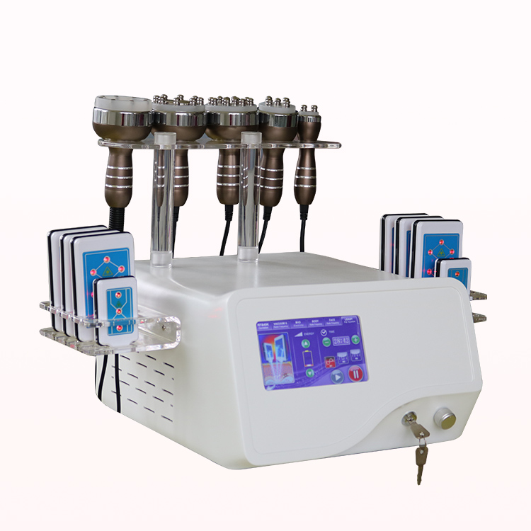 Taibo 2020 6 In 1 Ultrasonic Cavitation Vacuum Radio Frequency Lipo Laser Medical Slimming Machine for Spa-image-600064736