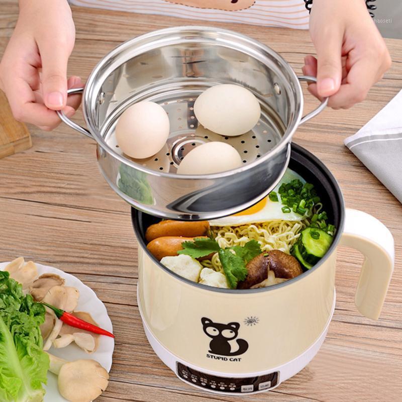 

Multi Electric Cooker Power Electric Cooking Pot Skillet Dormitory Students Hot Pot Rice Cooker with Steaming Net1