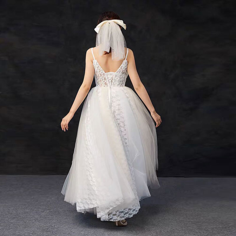 

2021 New Dressed Sexy Rent Bride Decote v Dress Novia Mariee Robe From Soiree 30WG, Same as pictures
