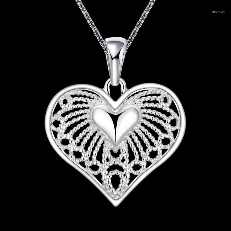 

New Sale Promotional Free Shipping 925 Sterling Silver Luxurious Charms Love Heart For Valentine's Day1