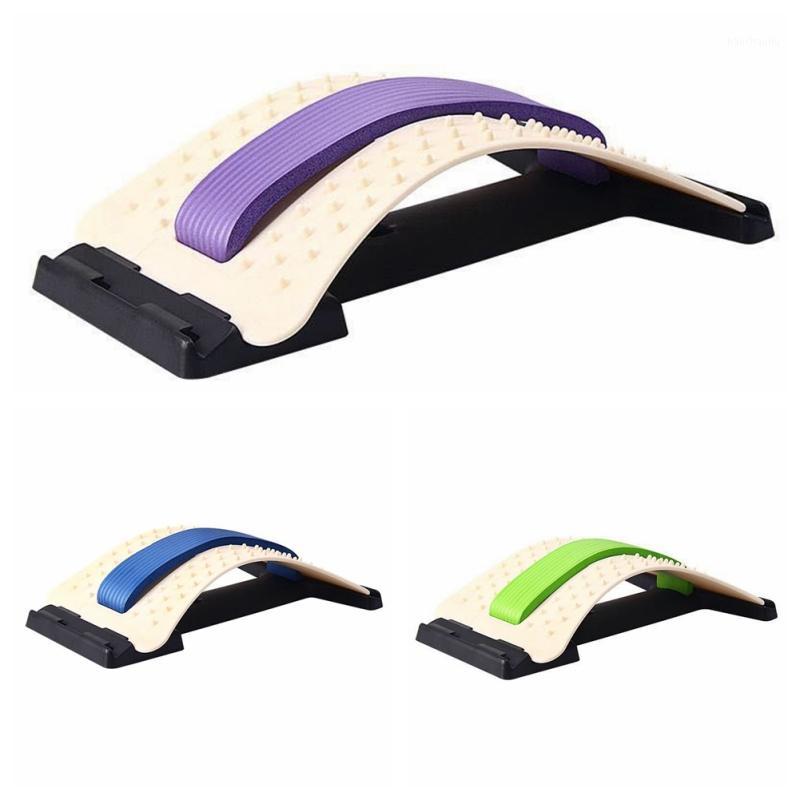 

Back Support Pain Relief Waist Spine Massager Stretcher Fitness Lumbar1