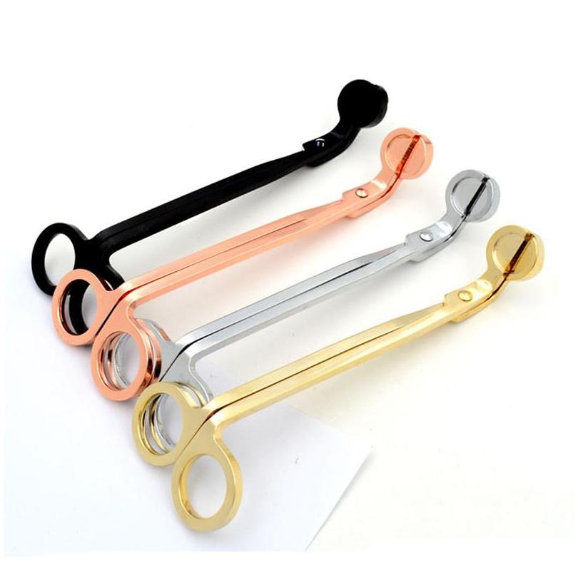 

Stainless Steel Snuffers Candle Wick Trimmer Rose Gold Candle Scissors Cutter Candle Wick Trimmer Oil Lamp Trim Sci wmtona homes2011