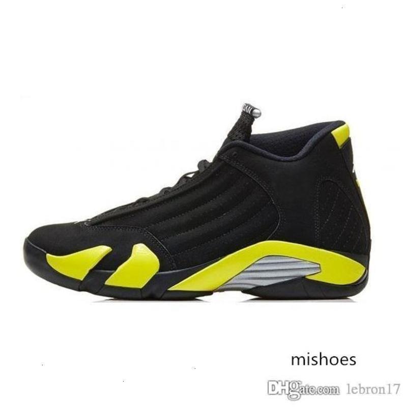 jordan retro 14 amarillo con negro