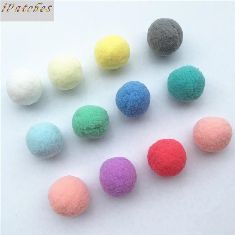 

Wholesale-12pcs Big Size 40mm Pompom Balls Fur Craft DIY Soft Pom Poms For Toys Phone Wedding/Home Decoration Sewing On Cloth Accessories1, 15 dark green