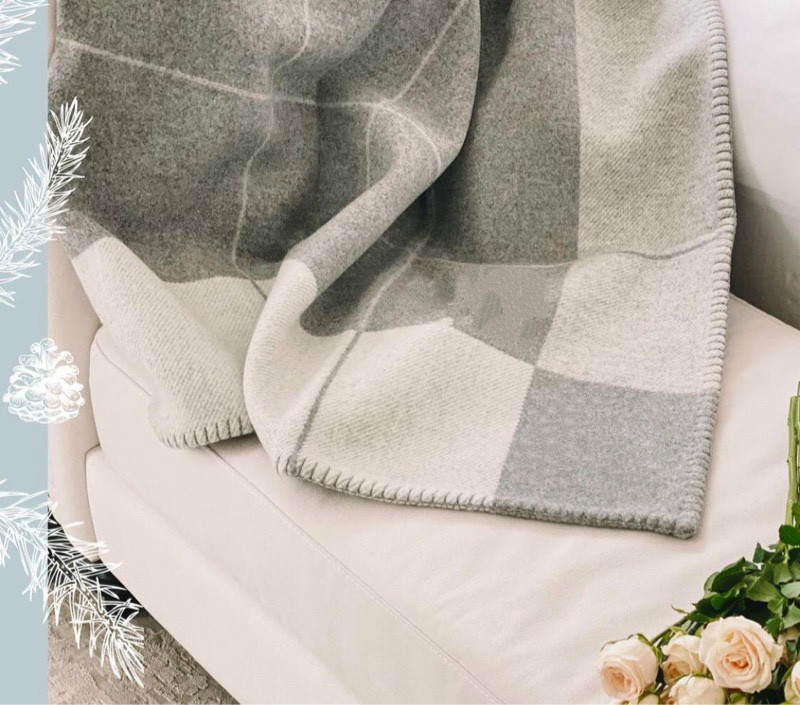 

Hengao TOP Quailty Gray Blanket WOOL Cashmere Gray