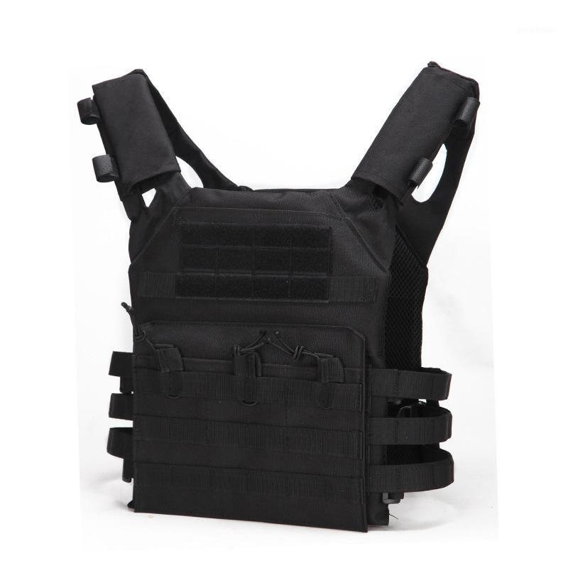 

Ocali combat vest outdoor tactical vest multifunctional MOLLE jungle JPC tactical1, Black