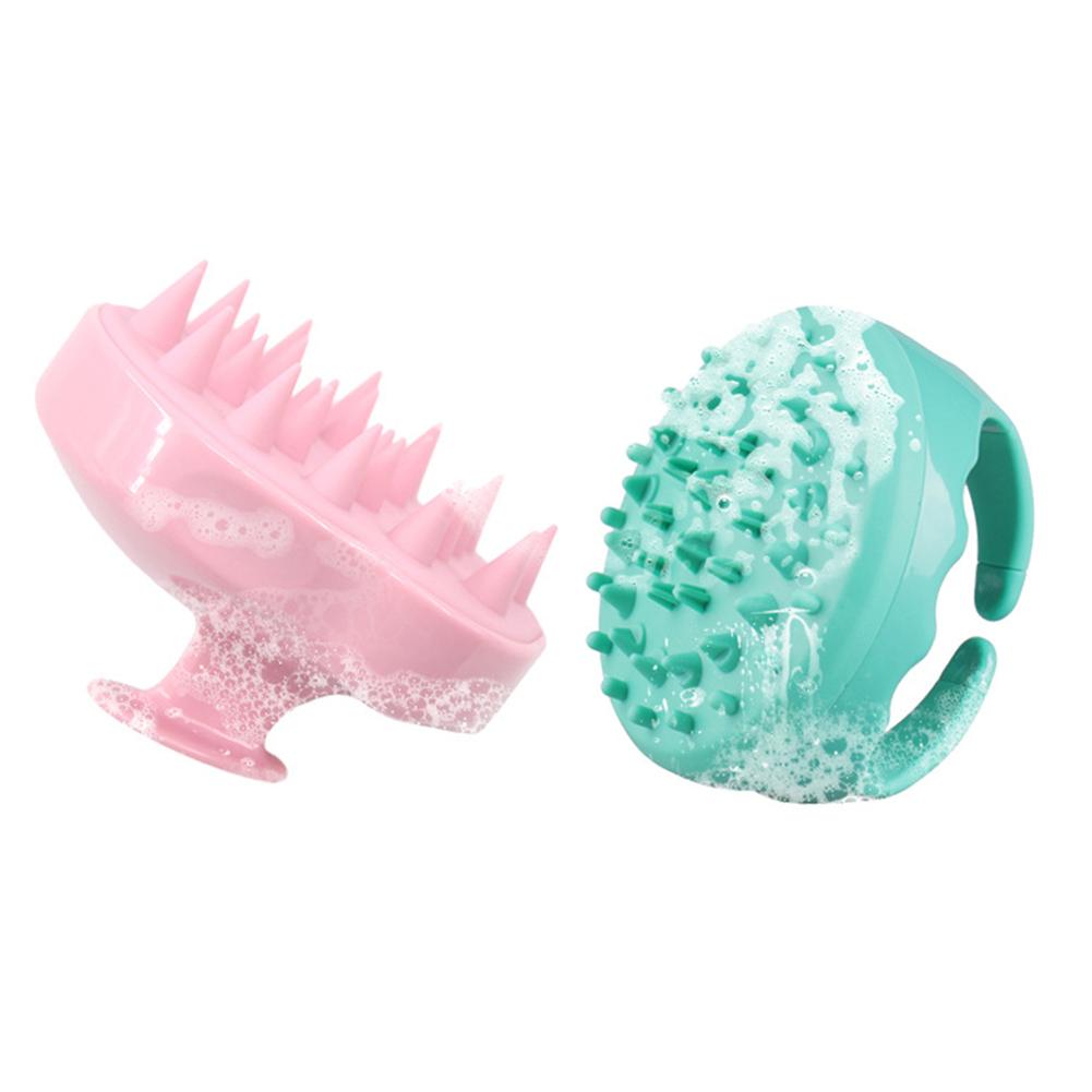

New Silicone Shampoo Scalp Brush Shower Body Wash Hair Massage Massage Brush Comb Shampoo