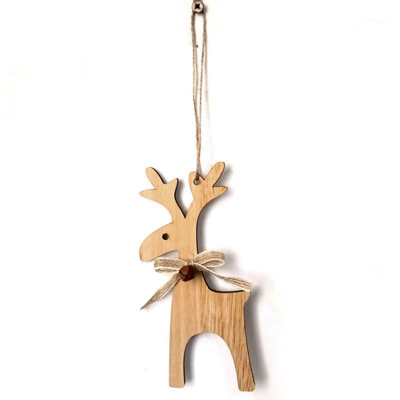 

Wooden Christmas Elk Decoration Pendant Wooden Decorations Pendant -12Pcs1