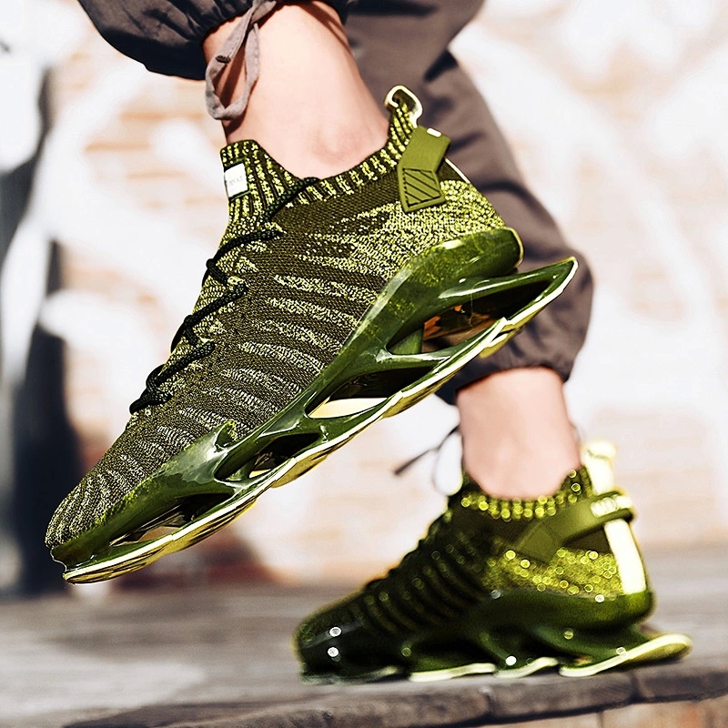 

Big Size Men Sneakers Comfortable Solf Shoes New Man Leisure Shoes Zapatillas Hombre Casual Comfortable Platform #LB8H, Gold