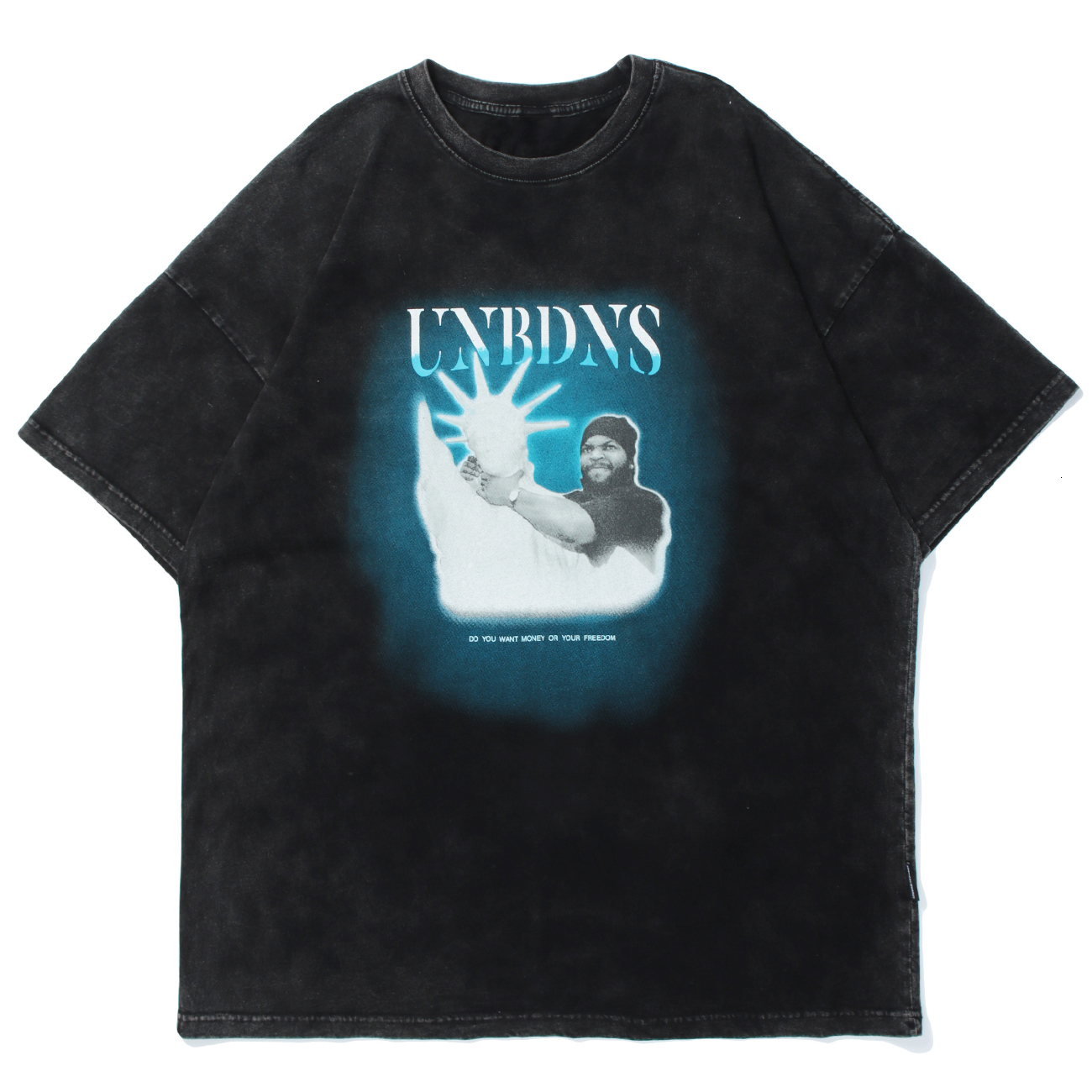 

New Mens Hip Hop T-shirt 2021 Protrait Flash Picture Print Washed Loose Cotton Hraajuku Tshirts Summer Short Sleeve Shirts Vsga, Gray