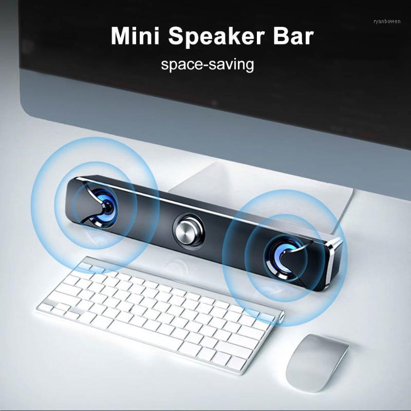 

SADA V110 Computer Speaker 3.5mm Wired Computer Sound Bar USB Powered Mini Soundbar Speaker for TV PC Tablets Desktop Laptop1