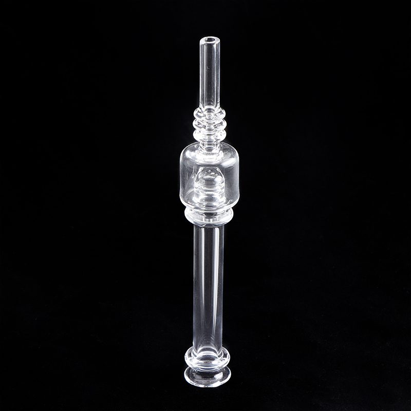 

Latest New Arrival 6.5Inch Quartz NC Mini Quartz Dab Straw Tube Glass Water Pipes Oil Rigs Dab Hookahs Smoking Accessories For Smoking