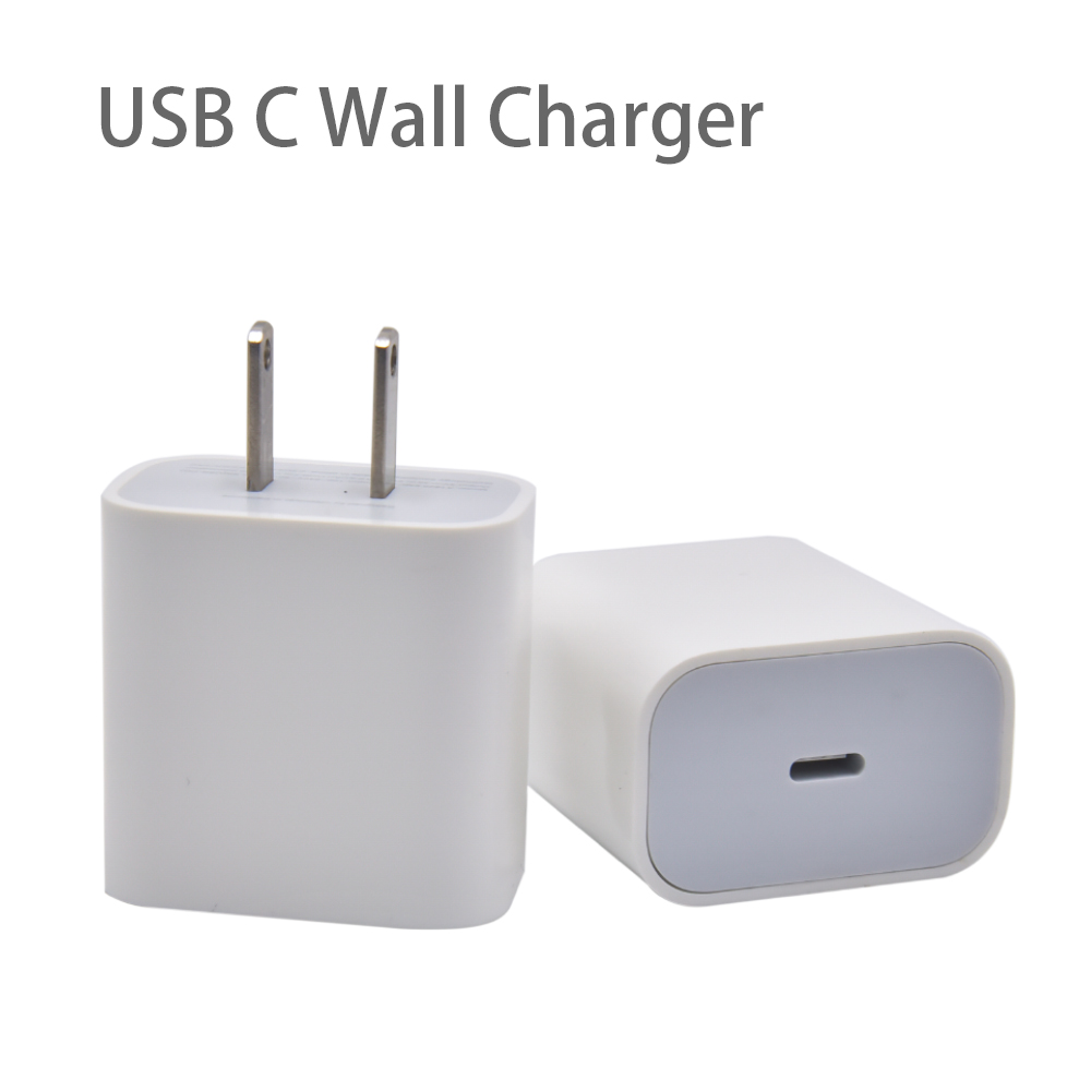 

USB C Wall 20W PD Fast Charger USB-C Quick Charging Type C Home Power Adapter for iPhone 11 12 pro max US EU Plug with Retail Box