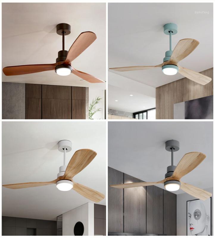 

Chaplin Wooden Ceiling Fans with Light Wood Ventilator Ceiling Fan Remote Control Lampara de techo Light Fans1