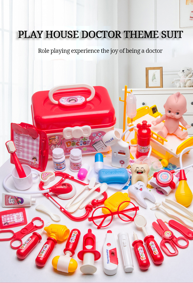 Acheter Enfants Doctor Set Preset Play Girls Jeux De Role Jeux Dhopital Accessoire Hopital Kit Infirmiere Bag Jouets Enfants Cadeau De Noel De 12 98 Du Jiao08 Fr Dhgate Com