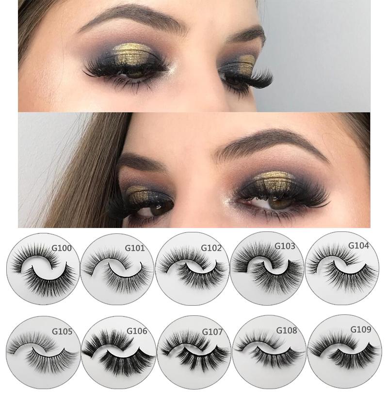 

50 Boxes 4 pairs false lashes natural fluffy 3D mink eyelashes cilio mink eye lash maquiagem makeup faux cils