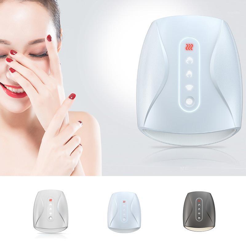 

2021 Hot New Health Care Hand Massager Electric Palm Finger Massager with Air Pressure Heat Compression for Women Beauty Massage1