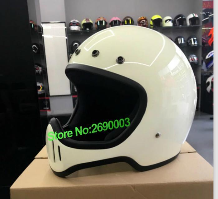 

2020 new arrival original genuine Japan helmet body retro motorcycle helmet White Colour for big face with different colour1, As pic