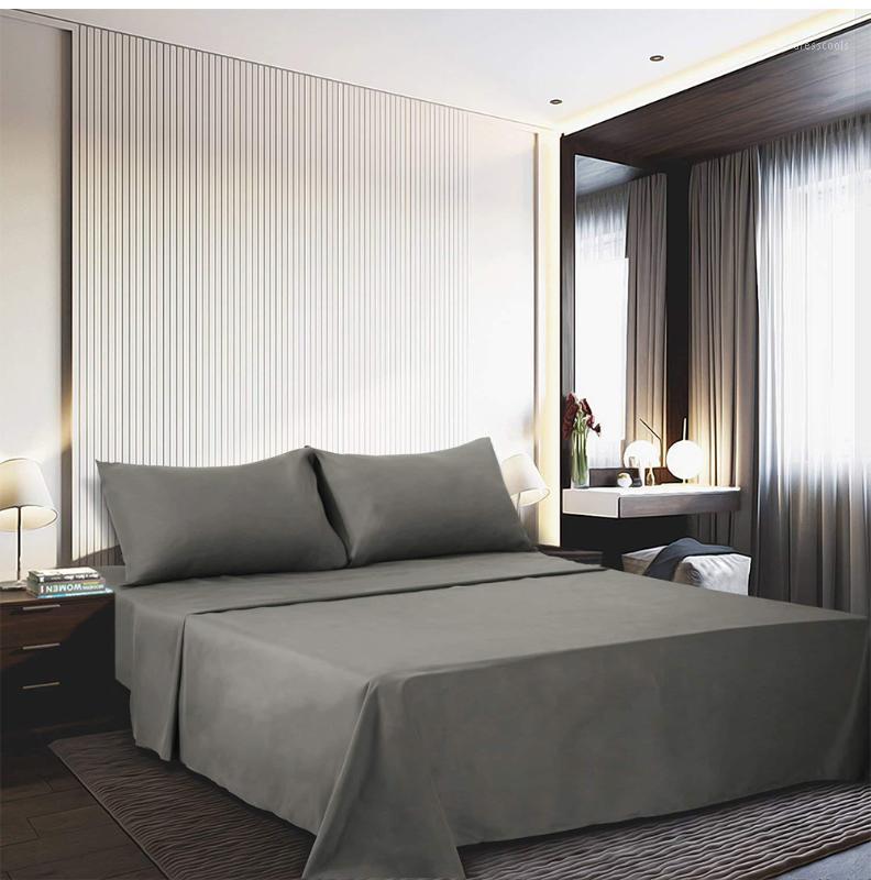 

Western Solid Color Bed Cover With Elastic Home Band Bedding Set Pillow Case Bed Sheet Mattress Cover Hot Selling Linens1, 05