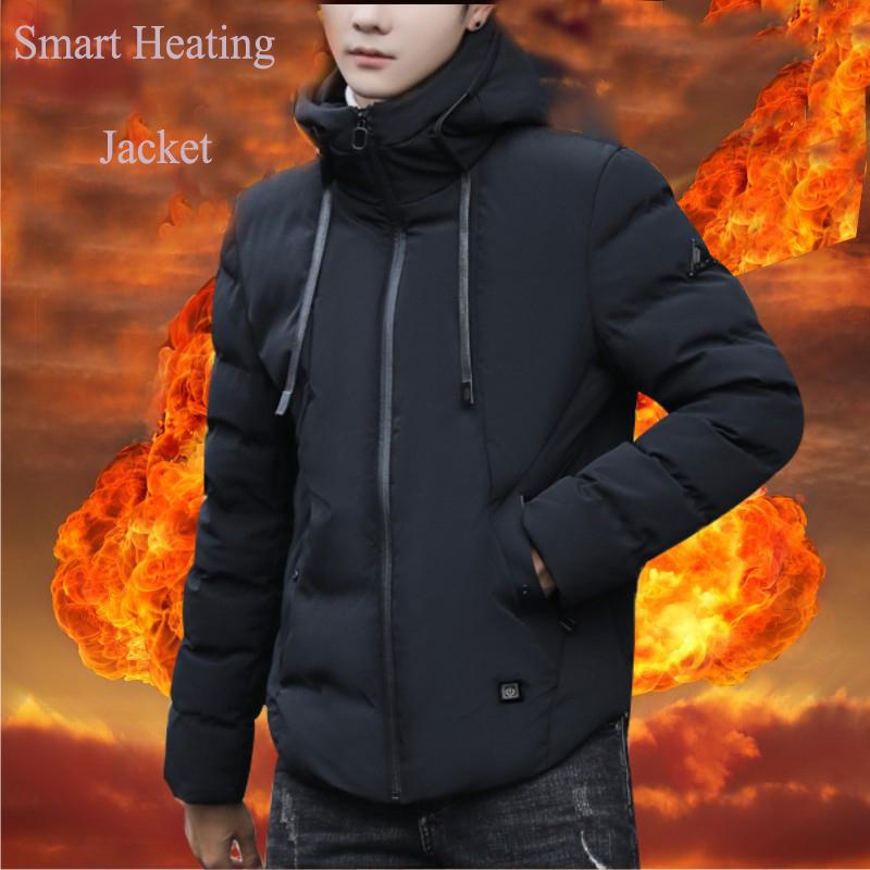

Usb Heat Windproof Winter Back Heating Jacket Fashion Vest USB Mountaineering Shopping Skiing Keep Warm Jacket For Men And Women, Hei