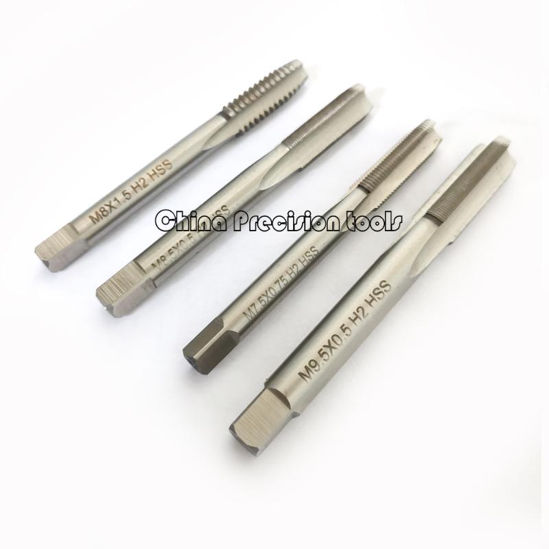 

HSS Metric Right Hand thread tap M6.5 M7.5 M8.5 M9.5 M10 Machine Fine Thread Straight Flute taps M7.5X0.75 M8.5X0.5 M9.5X1 M10X2