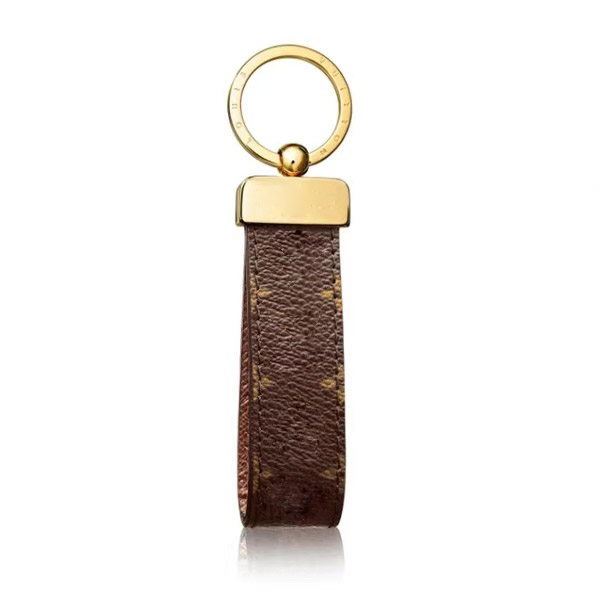 

2021 Leather letter keychain metal car wallet hang buckle mens womens couples small cute keychains wholesale