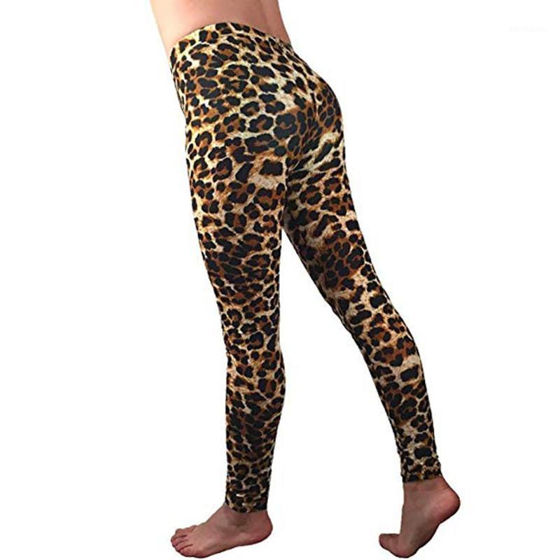 

SAGACE Leggings Women Yoga Pants Stretch Yoga Leggings Fitness Running Gym Sports Leopar Active Pants workout clothes for women1, Ye