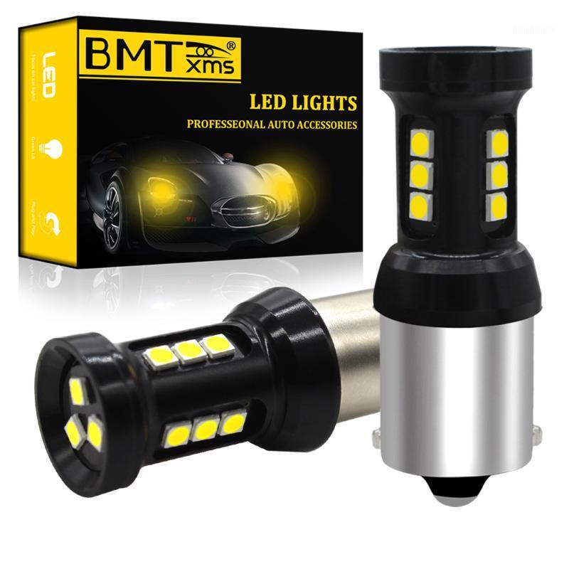 

BMT 2Pcs Canbus P21W 1156 BA15S LED Bulb For Car DRL Daytime Running Lights Reverse Backup Tail Lamp Turn Signal Brake Lights1, As pic