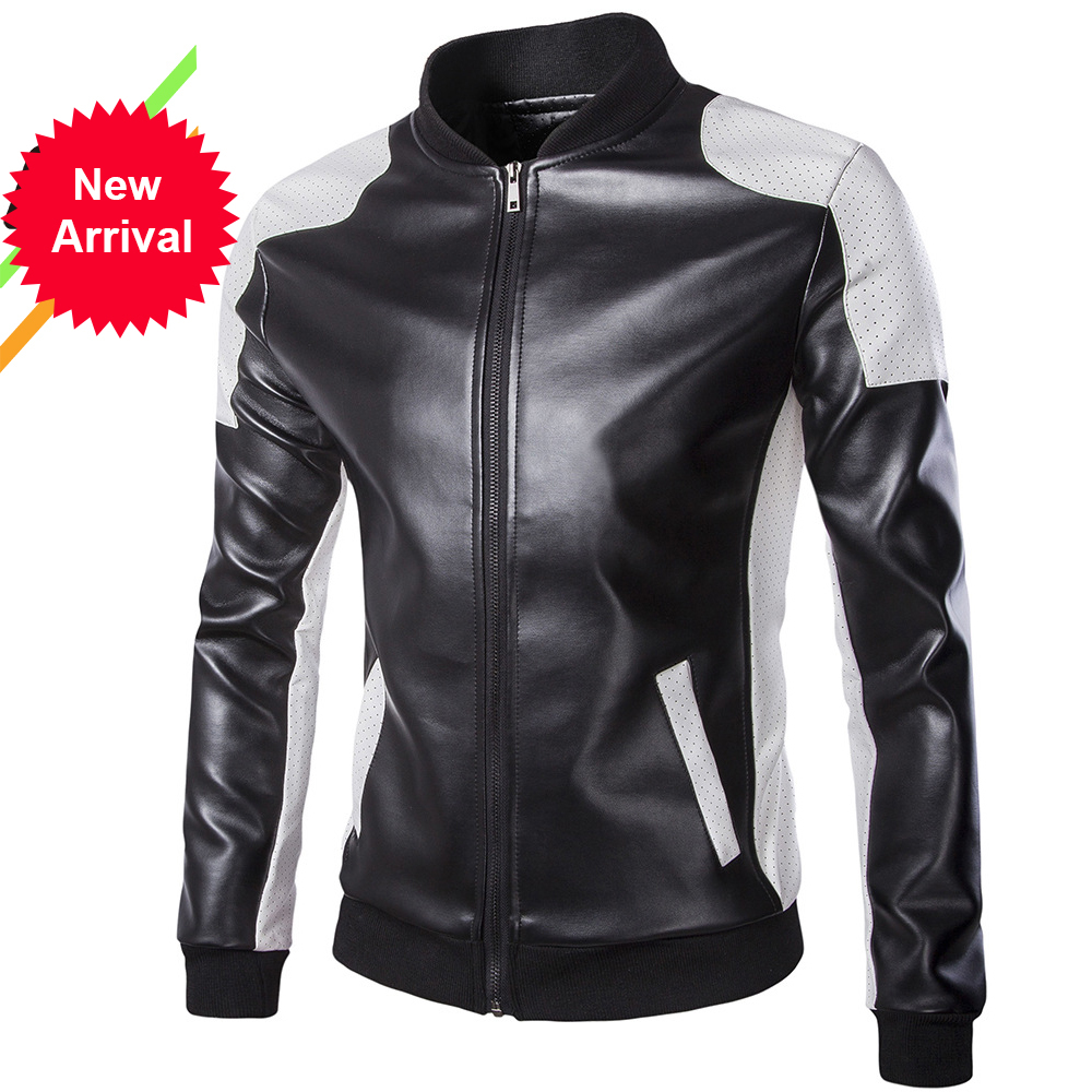 

2021 New High Quality Overcoat Men's Street Windbreaker Coat Plush Men Leather Locomotive Fur Clothing Pu Casual Jacket Eurocode Size Gjmj, Black