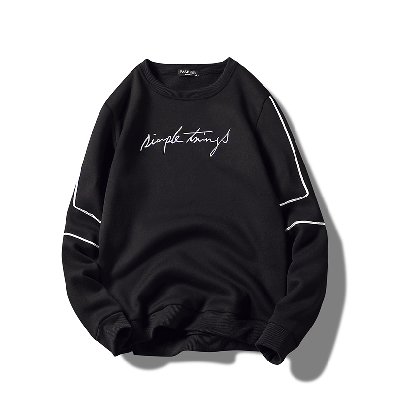 

2021 Hip Hop Sweaters with Hoodies Like Harajuku Streetwear Long Modern Men Lazer Wardrobe New K100 M5FB, Black