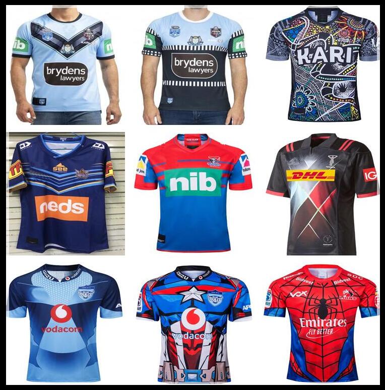 

2020 HARLEQUINS Coast Titans RUGBY JERSEY Indigenous All Stars HOLDEN Knights Rugby shirt Lions Hero edition BULLS SUPER TRAINING JERSEY, Black