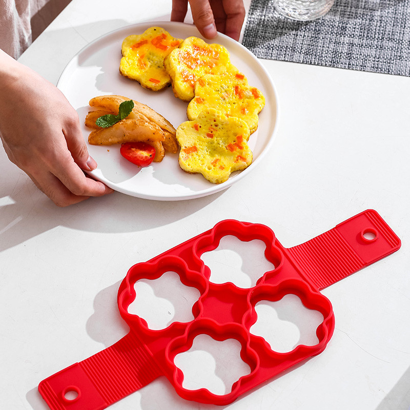 

Fried Egg Pancake Maker Nonstick Cooking Tool Round Heart Pancake Maker Egg Cooker Pan Flip Eggs Mold Kitchen Baking Accessories