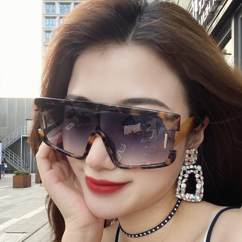 

Sunglasses Sexy 2021 Big Frame Women's Personality Conjoined Fashion Glasses