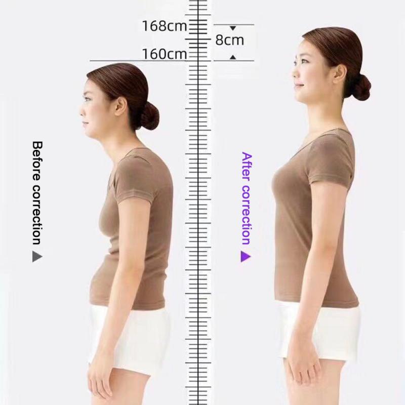 

Women's beautiful back underwear hunchback correction underwear front button no trace bra Back Support Posture Corrector, Black