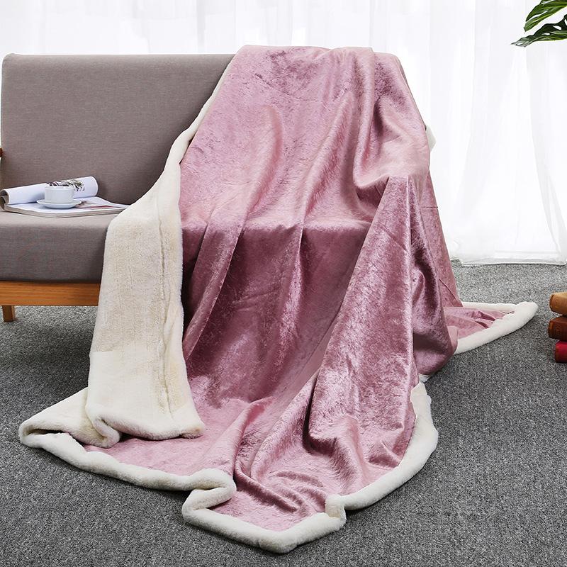 

New Fur Blanket Thickening Sofa Cover Blanket Warm Sleeping Fur Blankets for Beds