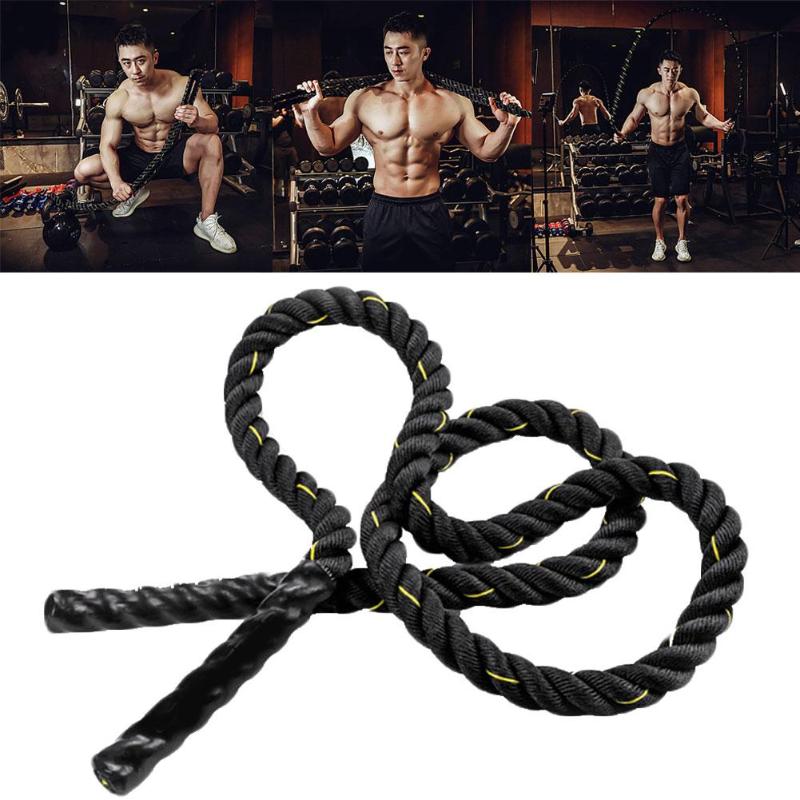 

Heavy Duty Body Workout Fitness Strength Training Weighted Jump Skipping Rope