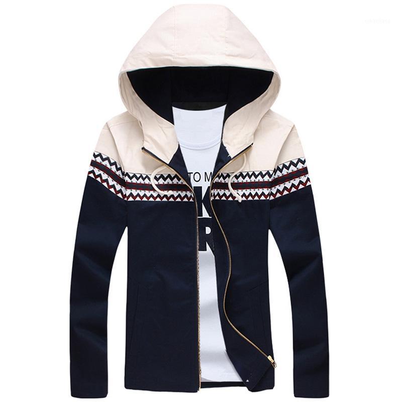 

2016 Autumn New Men's Jackets Men Patchwork Zipper Hoody Jacket Casual Male Coat Windbreaker Boys Cotton Outerwear Plus Size 5XL1, Green