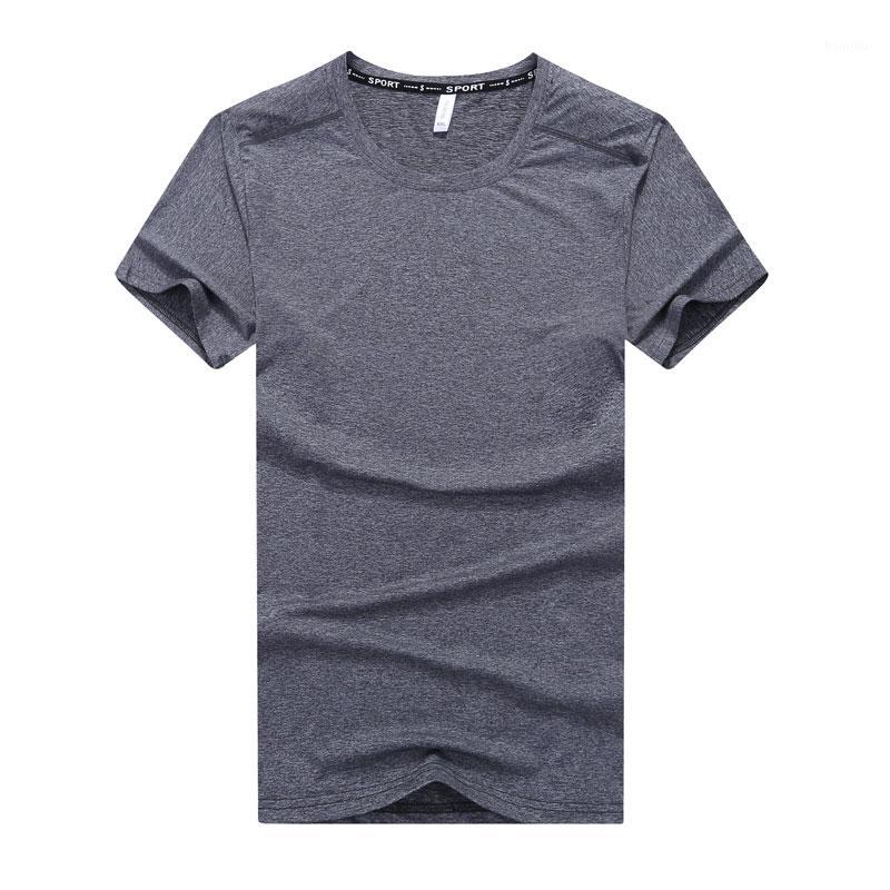 

7XL 8XL 9XL Big Size Sweatshirt Men Fitness Tshirts Color Cotton Mens Gym Tops Spandex Breathable Sport Jogger Running T Shirts1, Blue