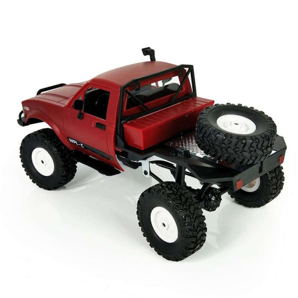 

1:16 WPL C14 Scale 2.4G 4CH Mini Off-road RC Semi-truck RTR Kids Climb Truck Toy for Children