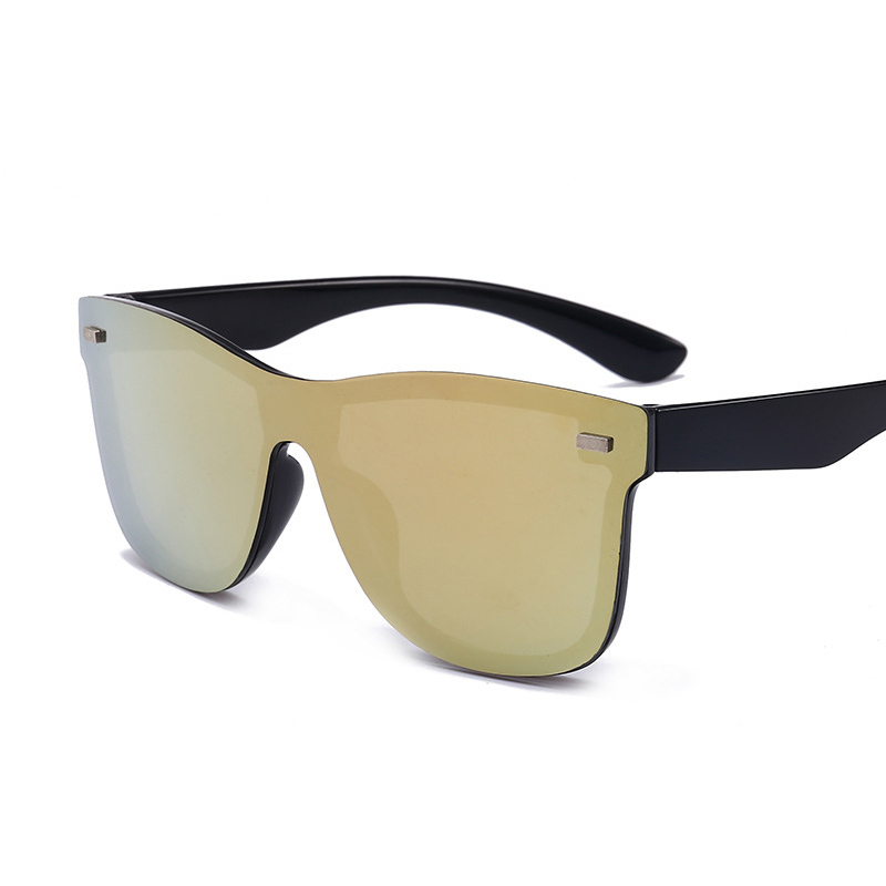 

Vintage New Fashion Rimless Sunglasses Men Women Brand Retro Mirror Shades Driving Sunglasses Classic Siamese oculos masculino