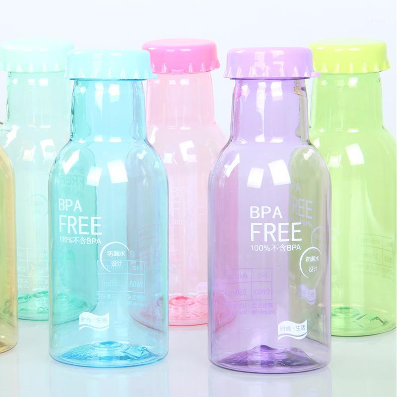 

Wholesale- 350ML High Quality Water Bottle BPA Free Gift Sport Bottle Leak-proof Bottles Outdoor Water Bottle Unbreakable Free Shipping1