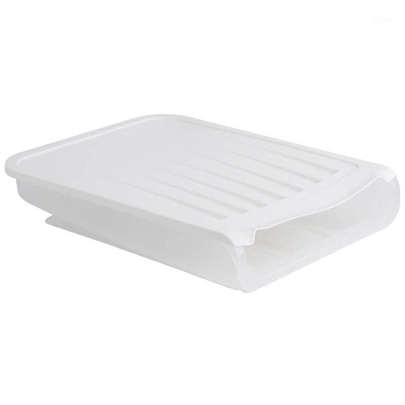 

Auto Scrolling Egg Storage Box Egg Refrigerator Fridge Savers1