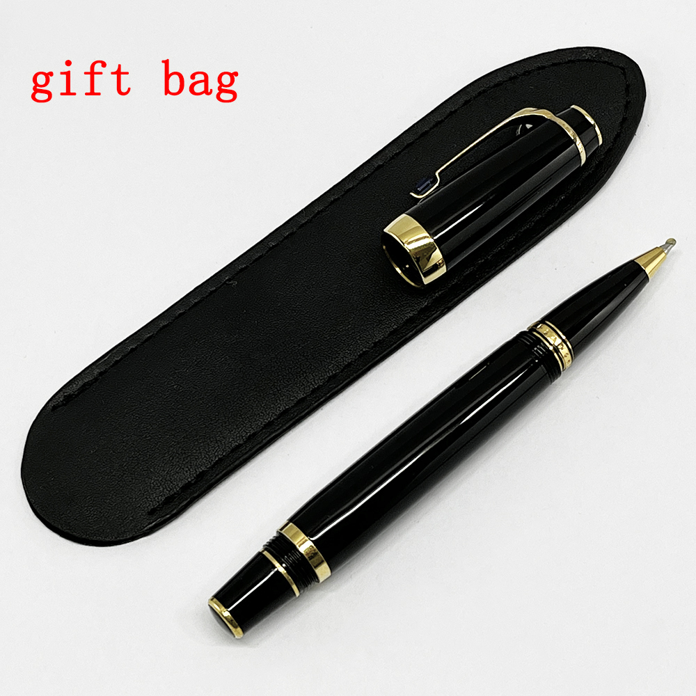 

YAMALANG Luxury Bo emia pen black resin wholesale Roller ball pens novelty Design gold and silver clip with random diamond